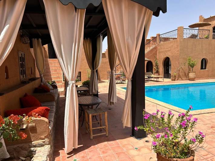 Gîte pour 2 personnes, avec terrasse ainsi que jardin et piscine, animaux acceptés à Ouarzazate - 2
