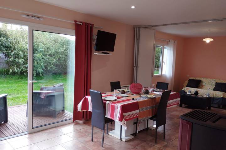 Maison de vacances pour 4 personnes, avec jardin
