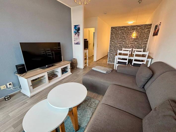 Ferienwohnung für 4 Personen, mit Meerblick und Balkon