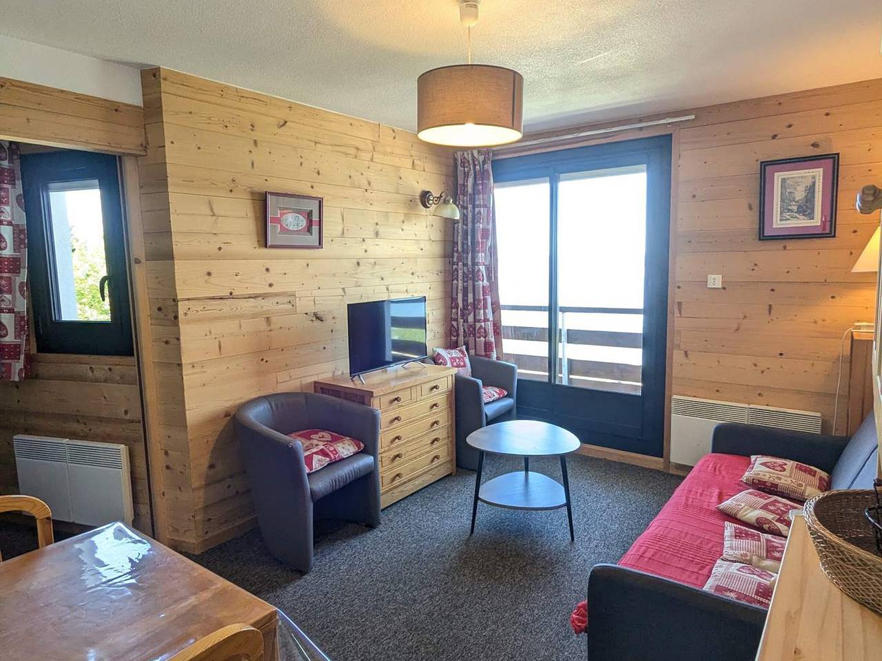 Apartamento entero, Apartamento de 3 piezas al pie de pistas con balcón y cocina americana in Prapoutel, Les Adrets