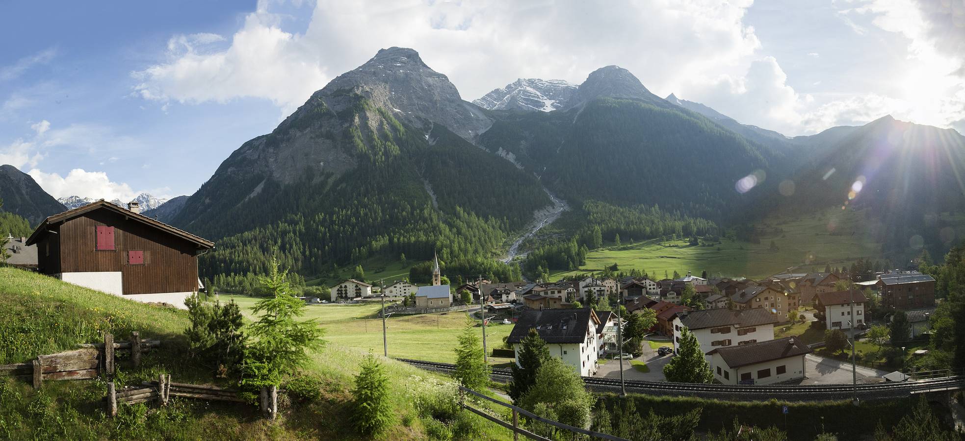 Ganze Ferienwohnung, Cond. Albula A6° - 2 Zimmerwohnung, 6 Betten in Bergün, Engadin