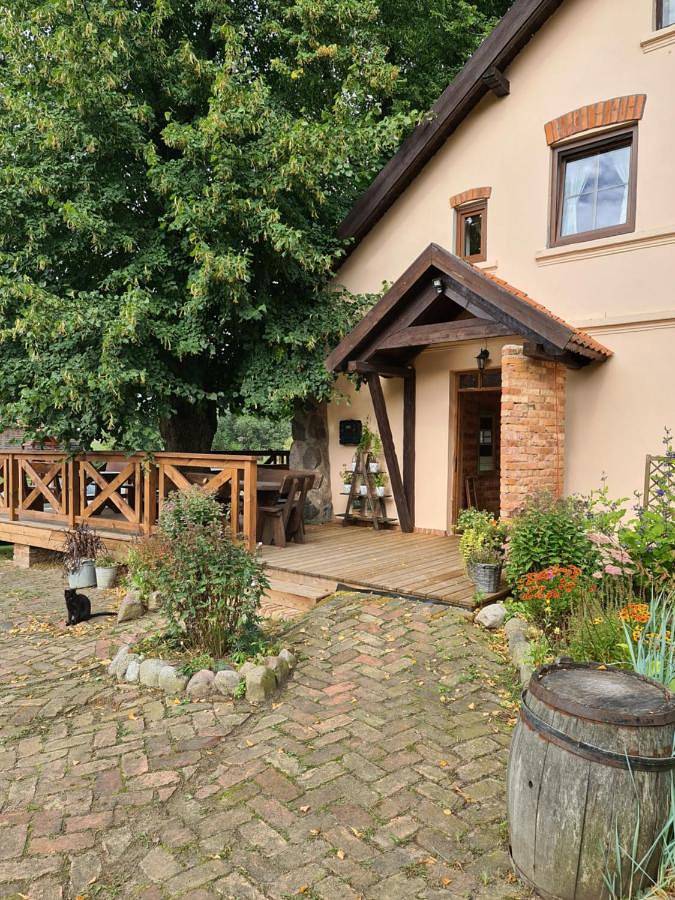 Double Room with Terrace and Separate Entrance in Mazury