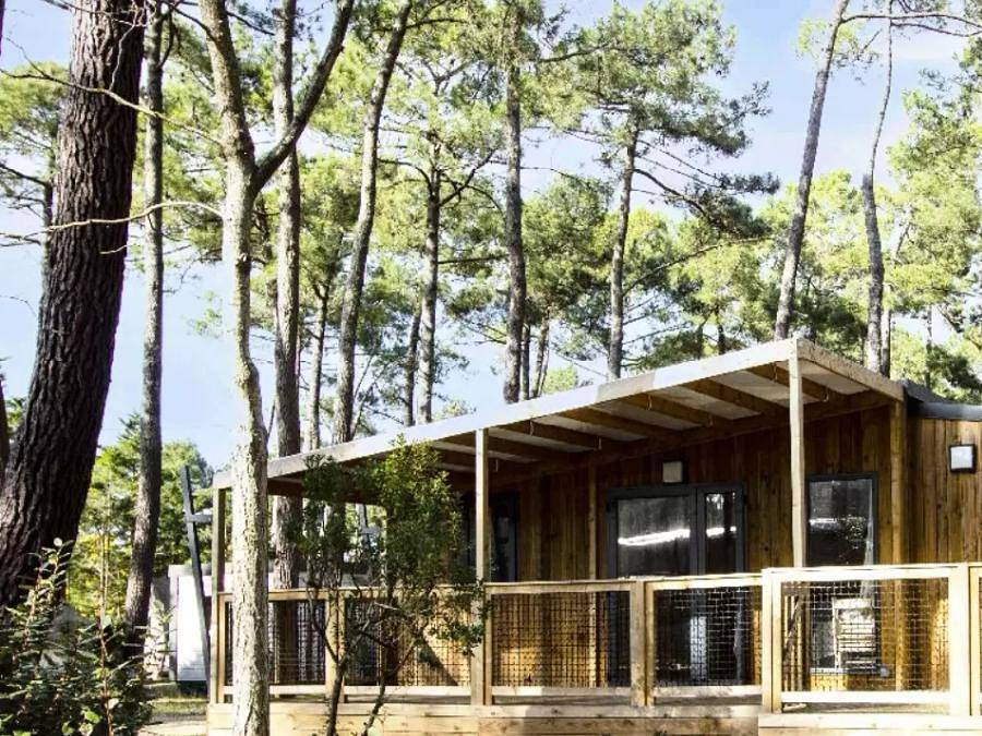 Camping maeva Respire Le Bois de La Gachère - Mobilhome 4 personas - Manyara Cottage 3 Habitaciones 4 Personas in Olonne-sur-Mer, Les Sables-d'Olonne