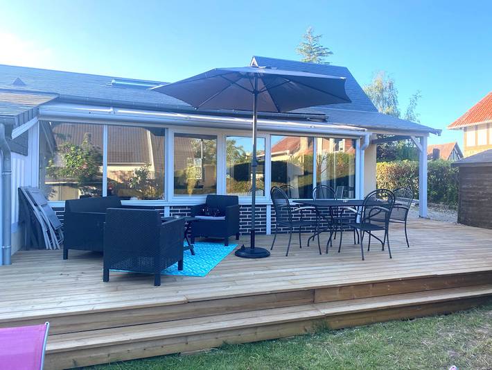 Gîte pour 15 personnes, avec terrasse et jardin à Merville-Franceville-Plage - 4