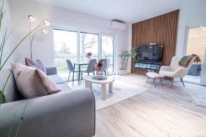 Ferienhaus für 4 Personen, mit Sauna und Whirlpool, mit Haustier in Seegebiet Mansfelder Land