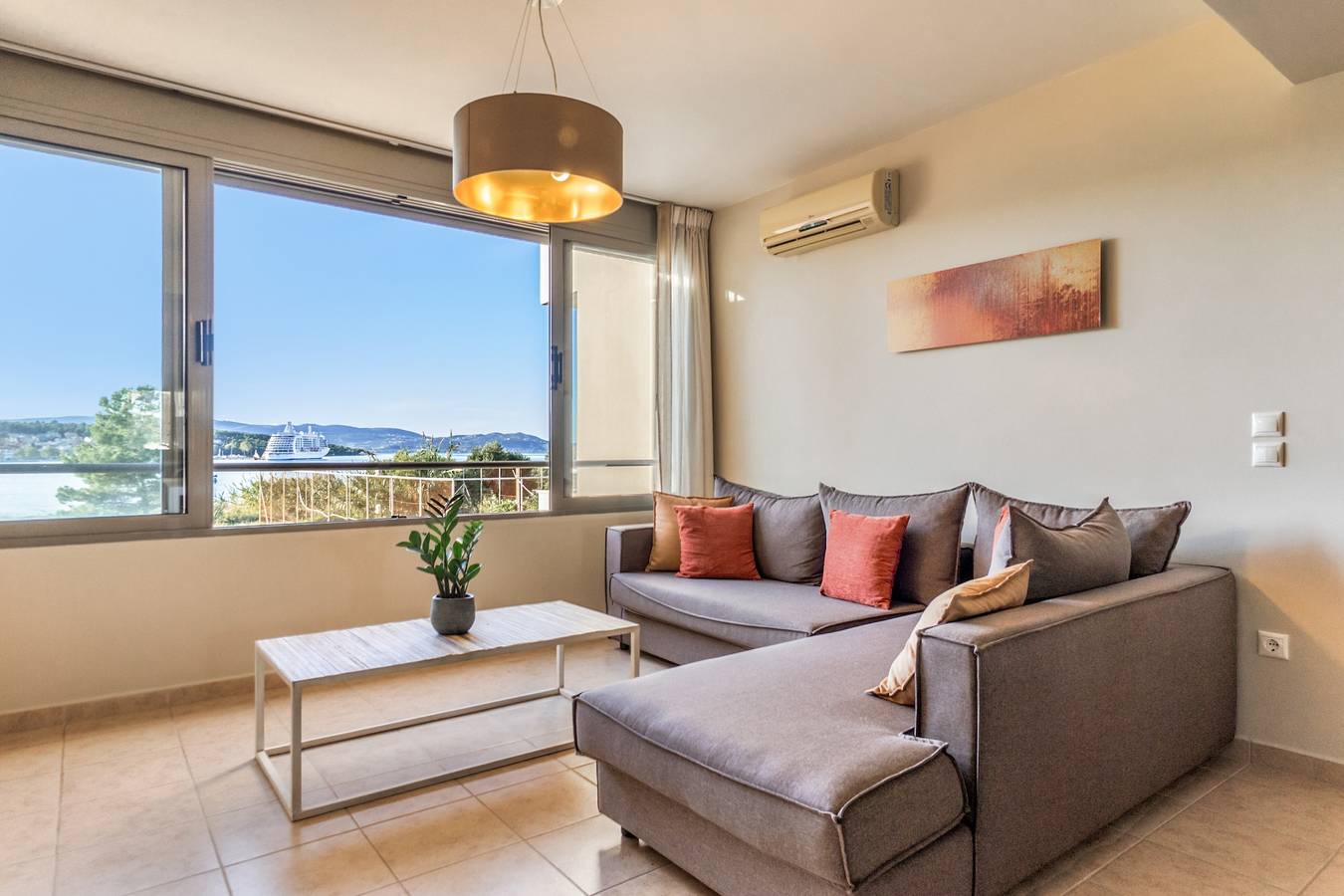 Apartamento entero, Gliving365 Apartamento con una gran vista a la ciudad. in Cefalonia