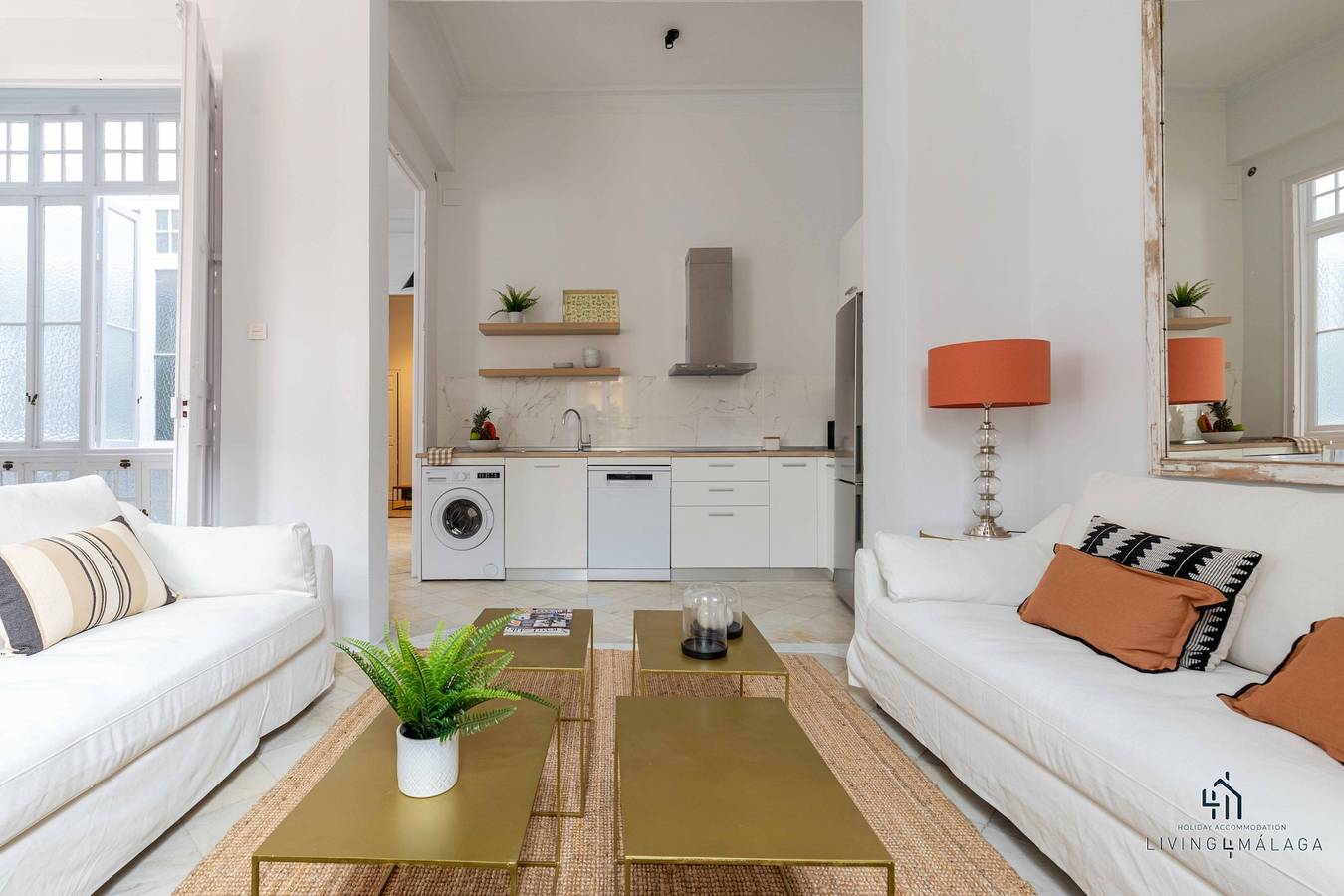 Entire vacation apartment, Living4malaga Stylish Monroy in Malaga Centro Historico, Malaga