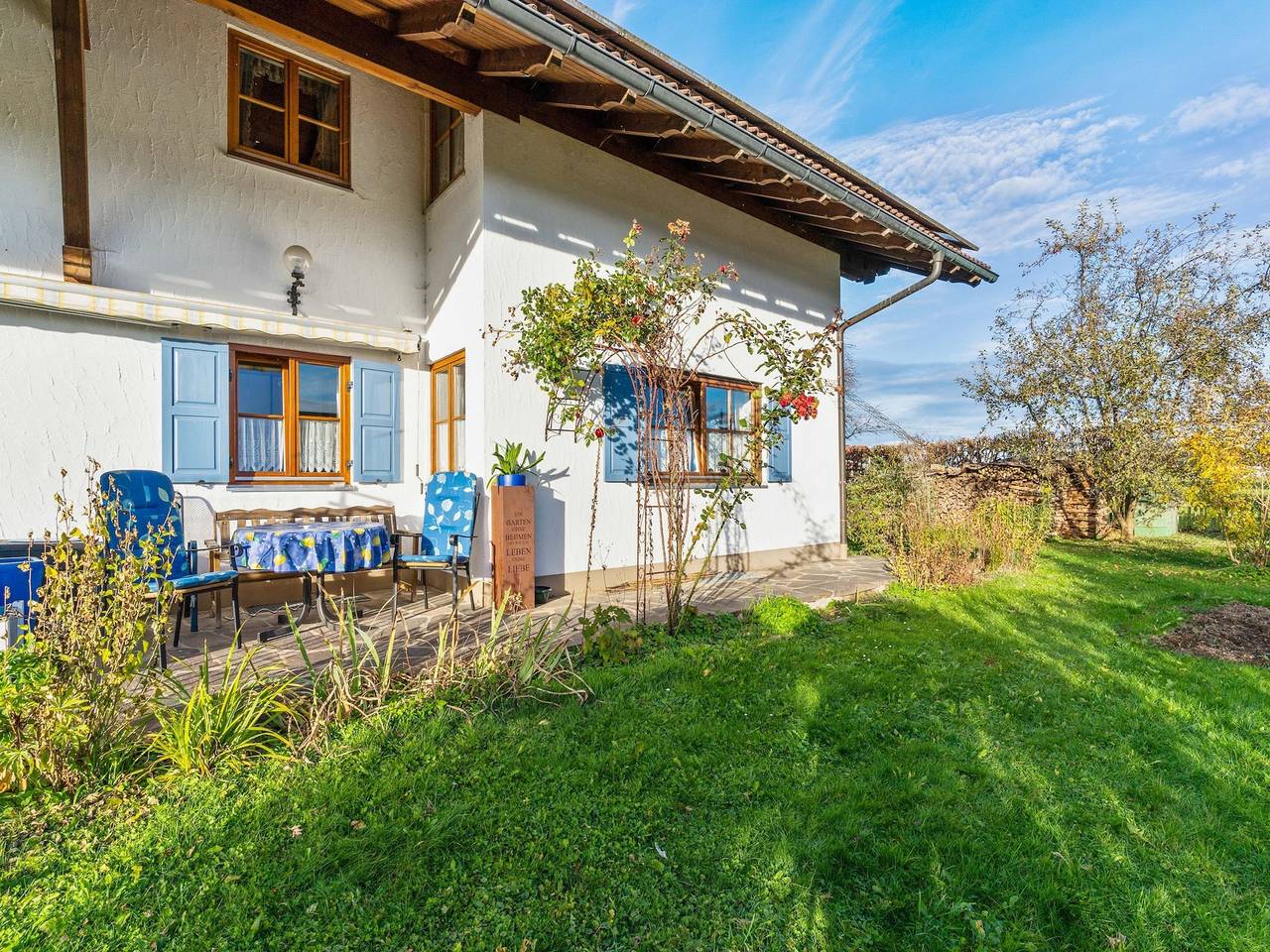 Ganze Wohnung, Ferienwohnung für 2 Personen mit Terrasse in Steingaden, Bayerische Alpen