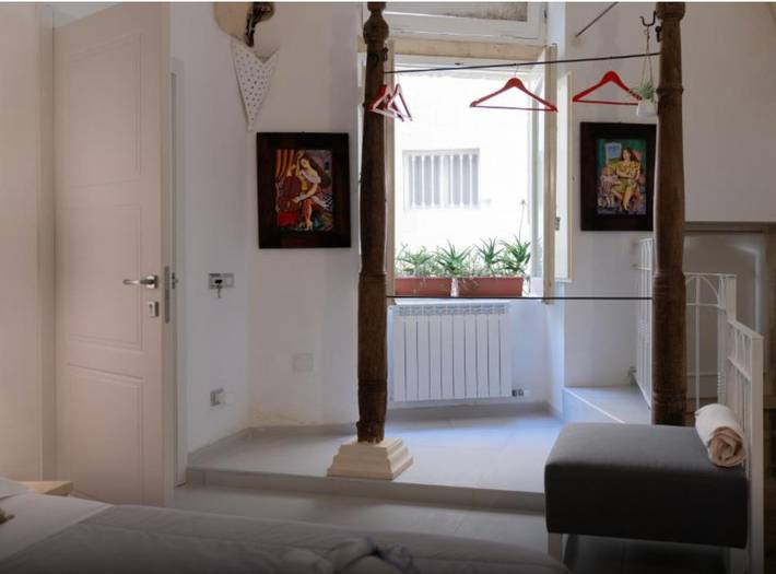 Ganze Wohnung, Ferienwohnung 'Calcarìa Suite - 1' mit Gemeinschaftsterrasse, WLAN und Klimaanlage in Lecce, Lecce Provinz
