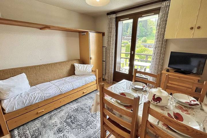 Chalet pour 4 personnes, avec balcon à Demi-Quartier