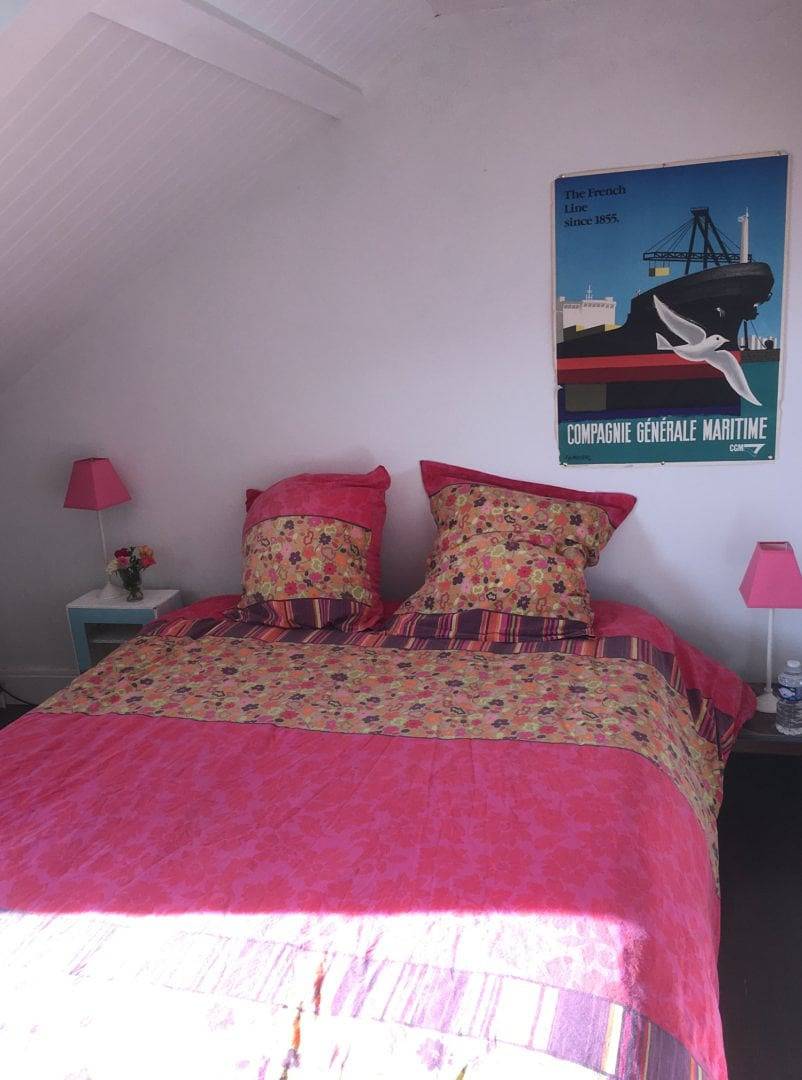 Jolie chambre vue port (possibilité petite chambre sup) - Chambre mansardée vue mer in Saint-Martin-du-Littoral, Région du Havre