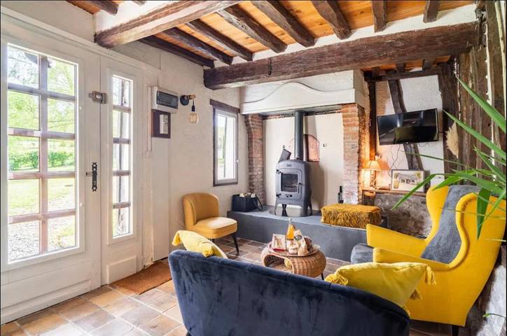 Location de vacances pour 4 personnes, avec vue et jardin à Neuville-sur-Touques - 4
