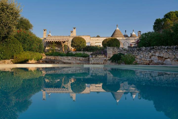Trullo per 8 persone, con giardino e sauna ad Ostuni