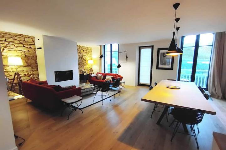 Maison de vacances pour 10 personnes, avec jardin dans Plage Benoît