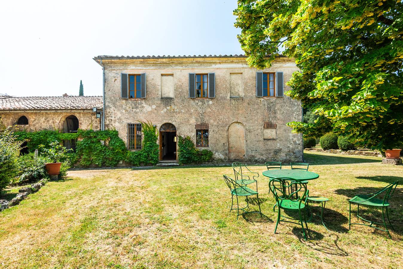 Villa 'Ballati' met gedeelde tuin in Monteroni d'Arbia, Provincie Siena