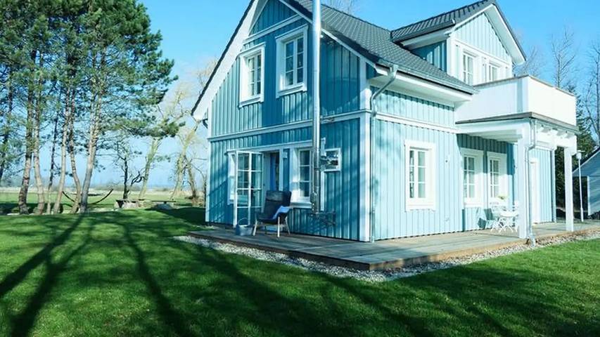 Ferienhaus für 6 Personen, mit Garten und Sauna sowie Balkon