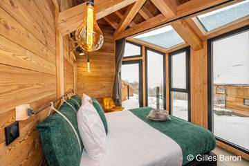Gîte pour 4 personnes, avec balcon et sauna à Saint-Jean-Saint-Nicolas