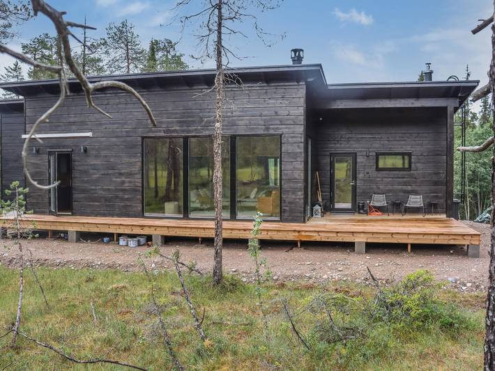 Ferienhaus für 7 Personen, mit Terrasse und Sauna in Salla