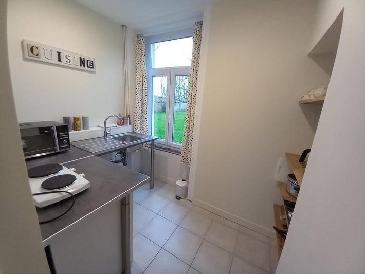 Location de vacances pour 4 personnes, avec terrasse ainsi que vue et jardin à Ardres - 4