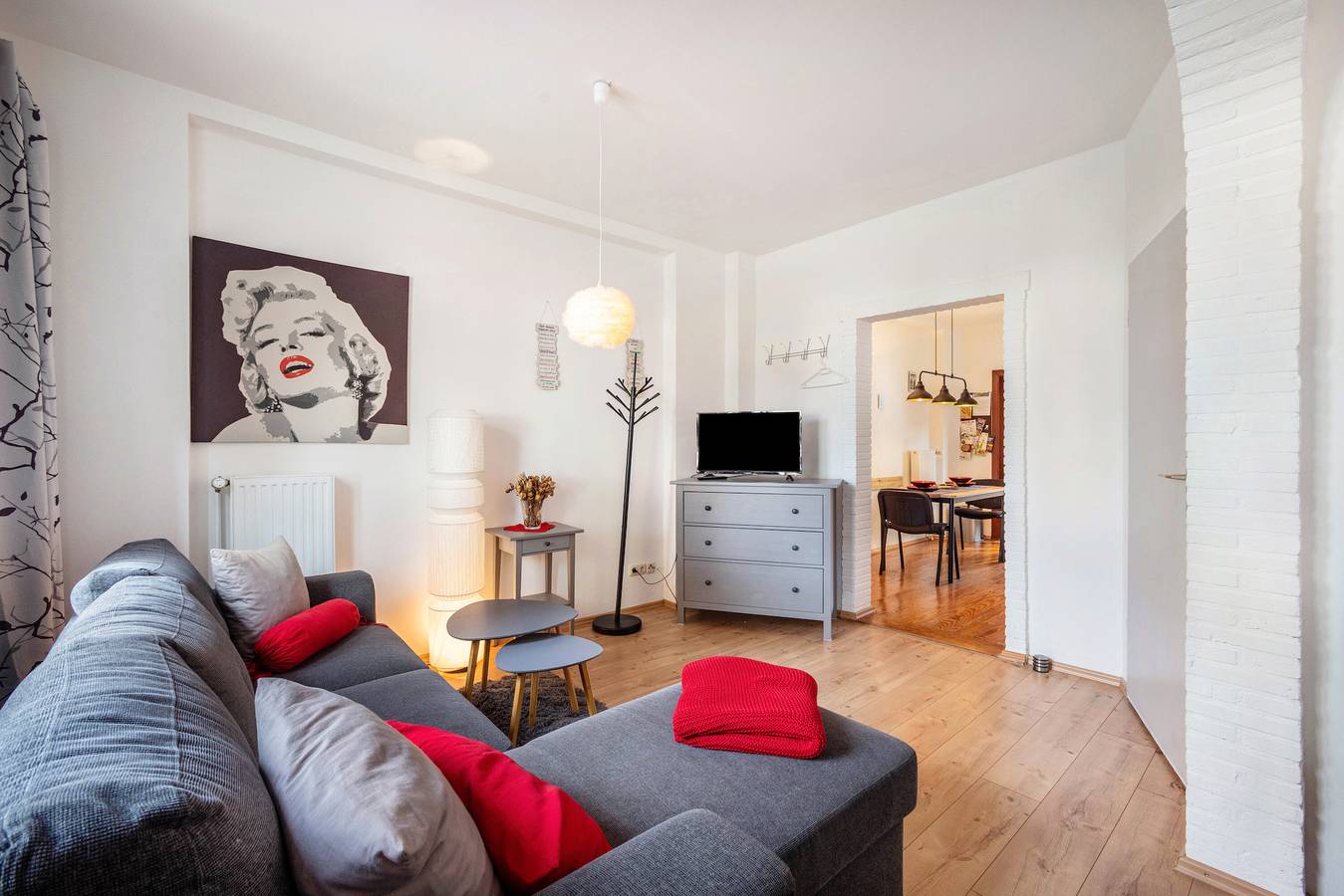 Hel lejlighed, Ferielejlighed for 6 personer med balkon in Lübeck, Lübeck Bugt