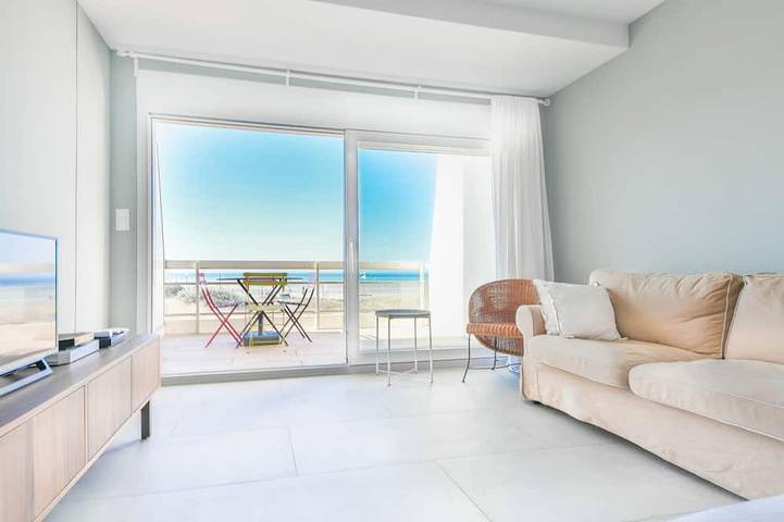 Ganze Wohnung, Wunderschöne 1-Zimmer-Wohnung direkt am Meer in der Dolphin Residenz in Hardelot Plage, Neufchâtel-Hardelot