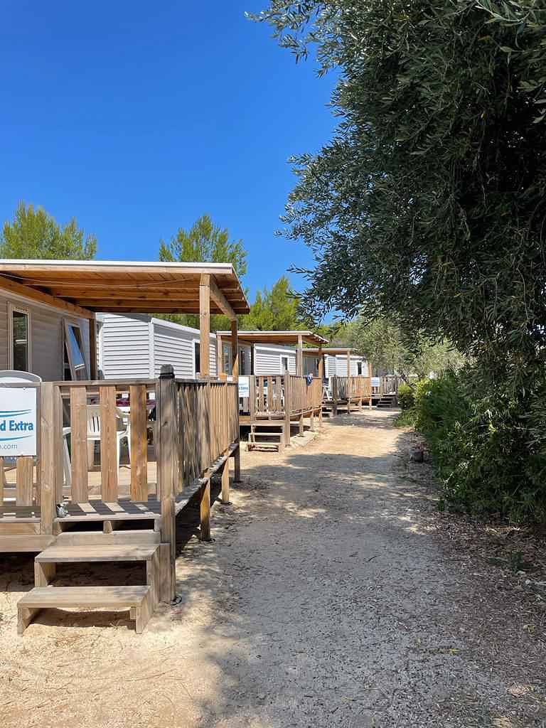 Mobilehome mit Klimaanlage, Terrasse und Pool  in Peschici und Umgebung, Gargano
