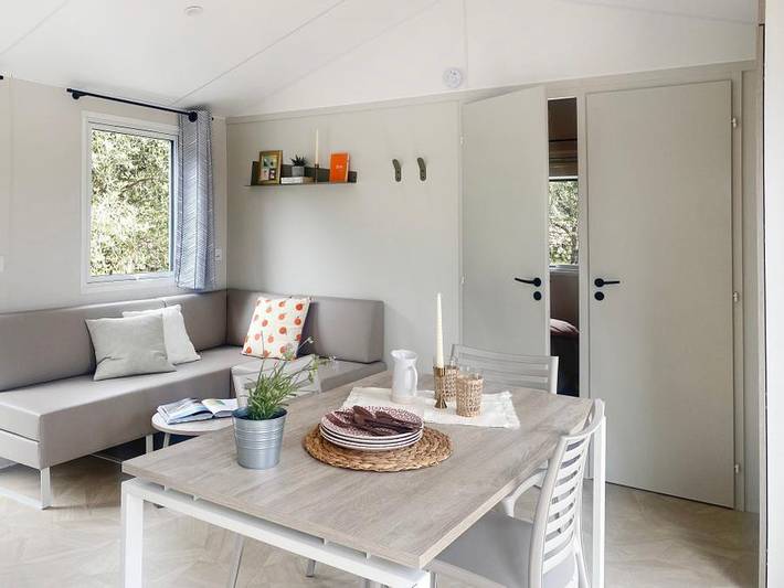 Camping Du Lac Terre d'Auge - Mobilheim 4 personen - Premium 2 Zimmer 31m² in Sainte-Famille-en-Auge, Lisieux und Umgebung