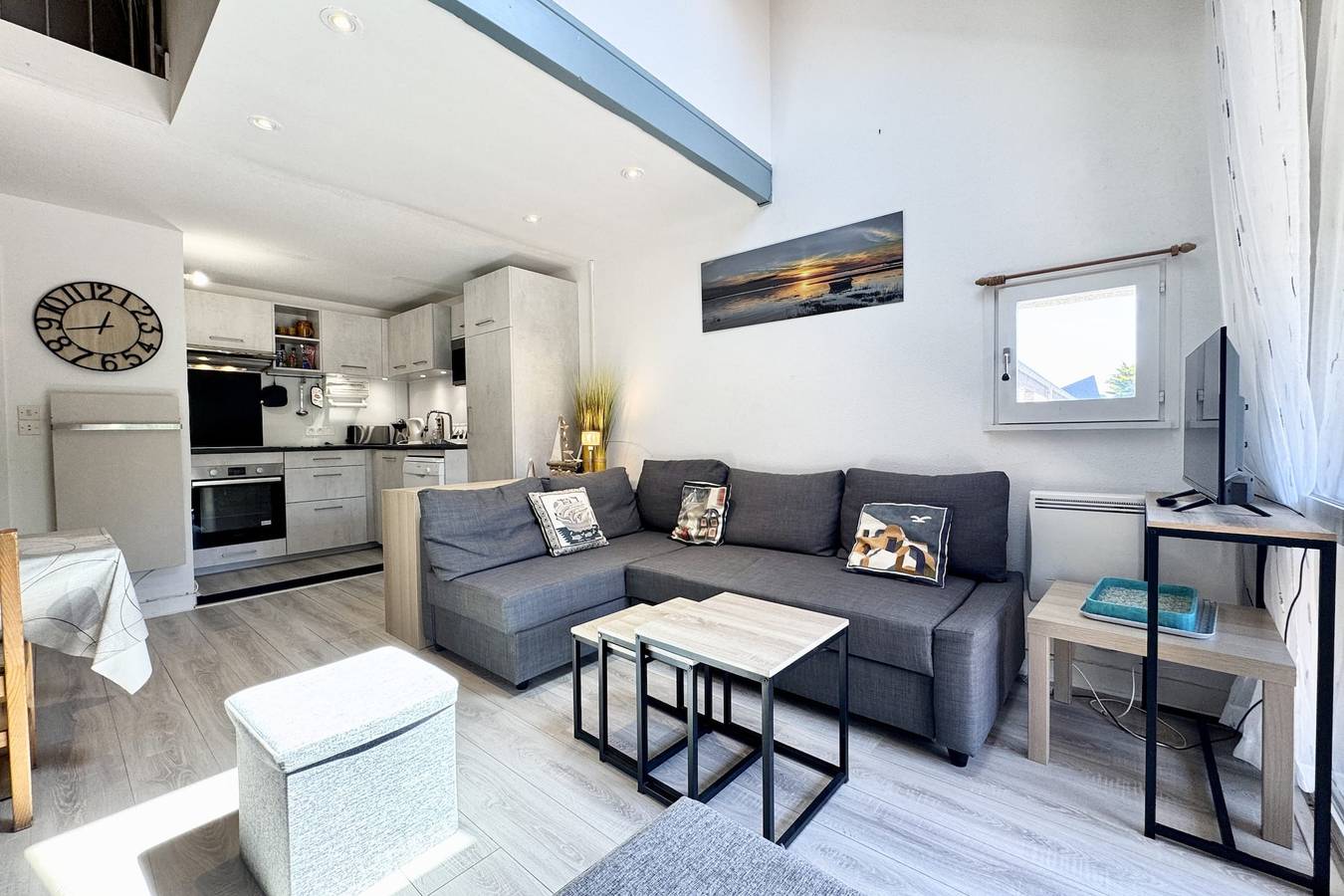 Ganze Ferienwohnung, Duplex familial – Plage à 200m, sauna et confort in Kerjouanno, Arzon
