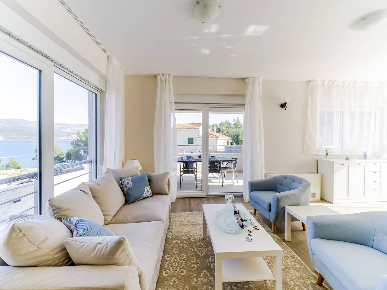 Sea Front Villa Lucija in Pridraga, Donji Karin