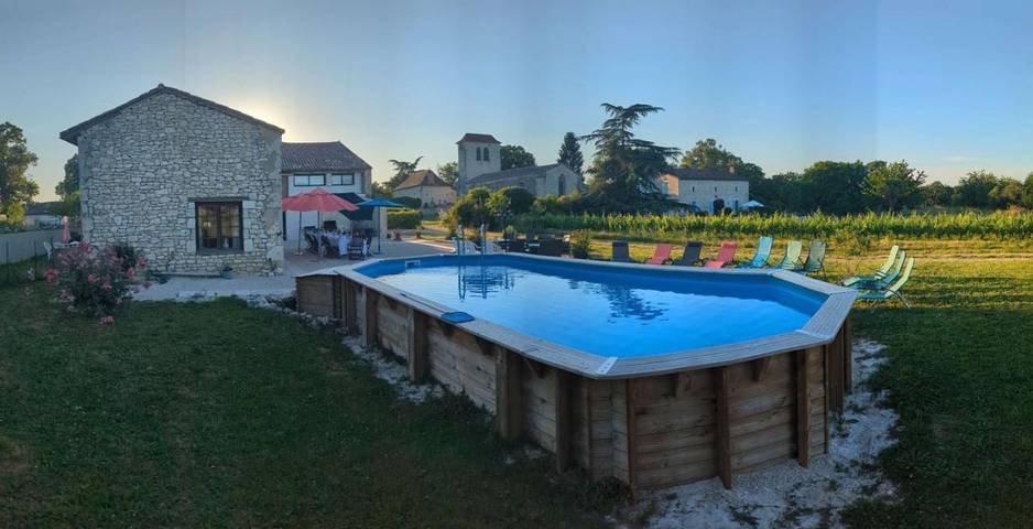 Location de vacances pour 18 personnes, avec jardin ainsi que piscine et jacuzzi, adapté aux familles à Sigoulès - 4