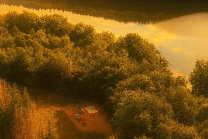 Tente pour 2 personnes, avec Jardin et Vue dans le Parc naturel régional du Morvan