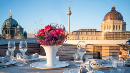 Ferienhaus für 4 Personen, mit Balkon und Garten sowie Ausblick in SeaLife Berlin
