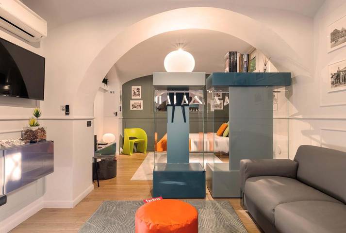 Loft per 4 persone, con giardino in Colosseo