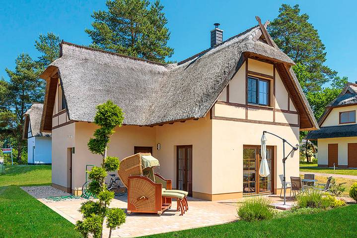 Ferienhaus mit Meerblick für 5 Personen, mit Terrasse und Garten sowie Sauna