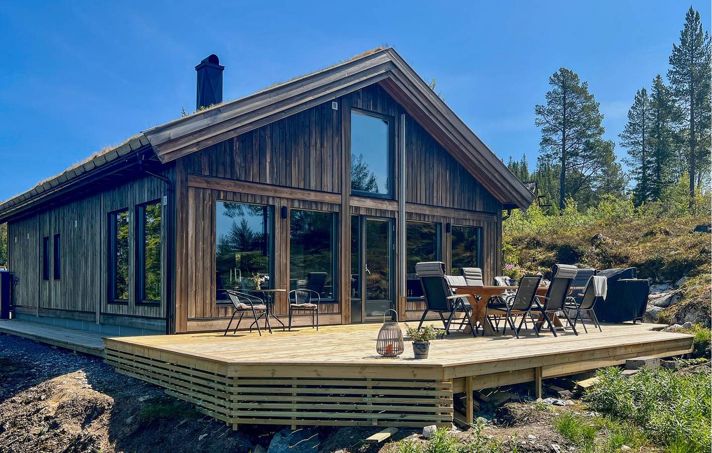 Ferienhaus für 11 Personen mit Terrasse in Vinje