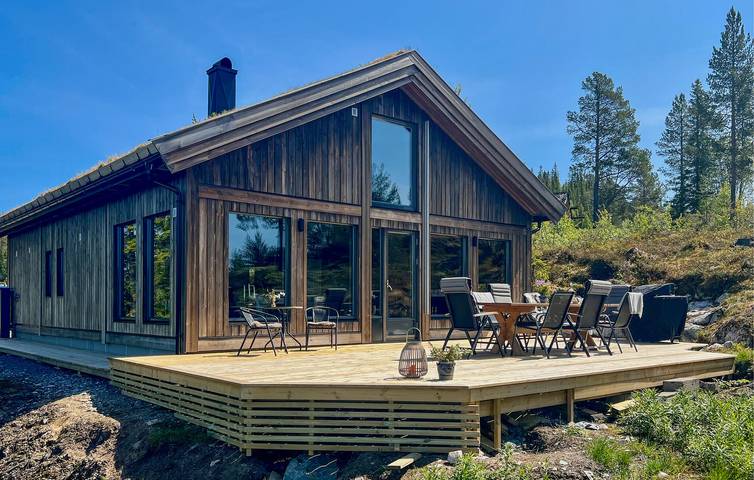 Ferienhaus für 11 Personen, mit Terrasse und Garten sowie Ausblick