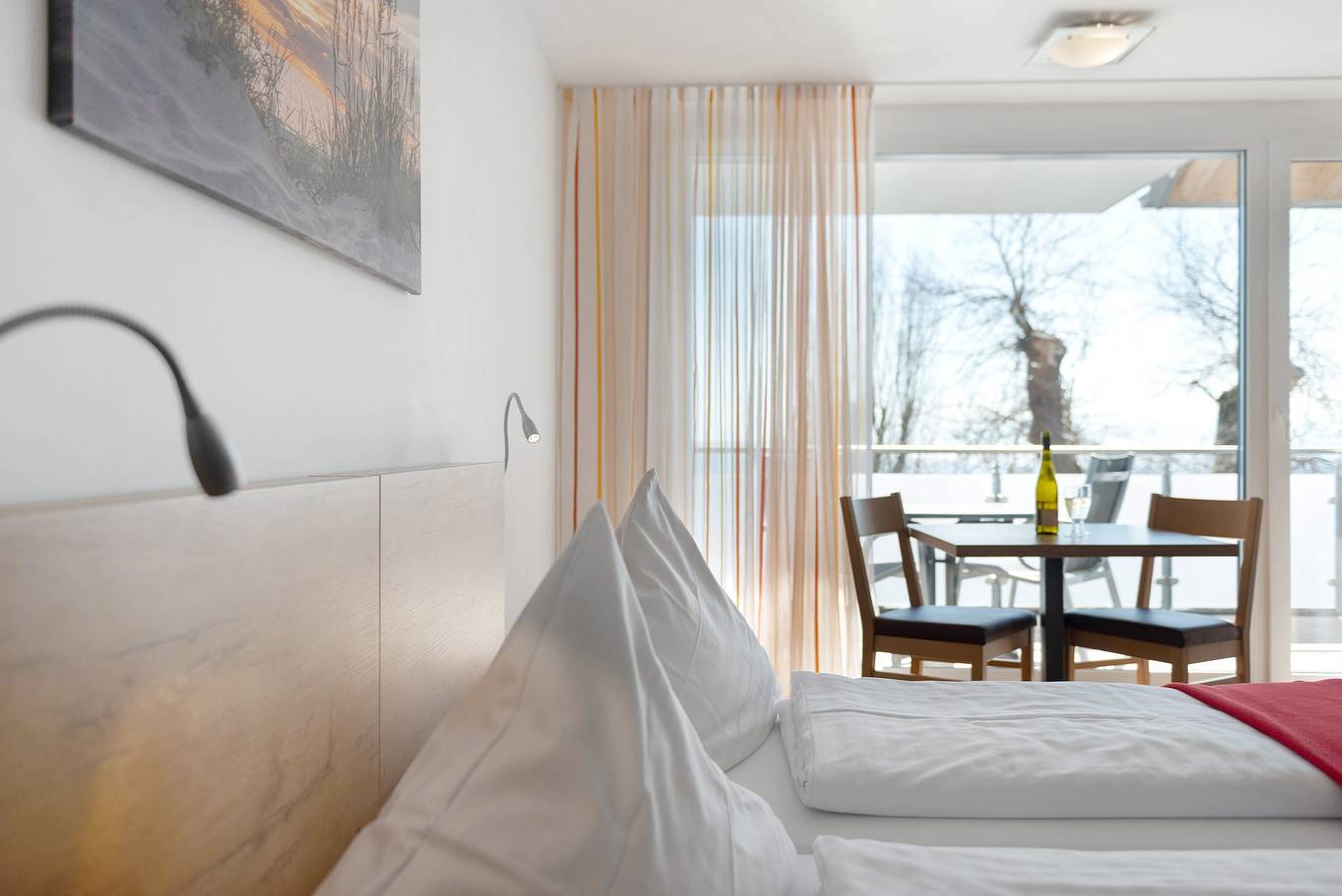 Ganze Wohnung, Appartement Typ A1 2 Og Nr 22, 36 qm für 1-3 Personen max. 2 Erwachsene + 1 Kind bis 2 Jahre in Immenstaad, Immenstaad am Bodensee