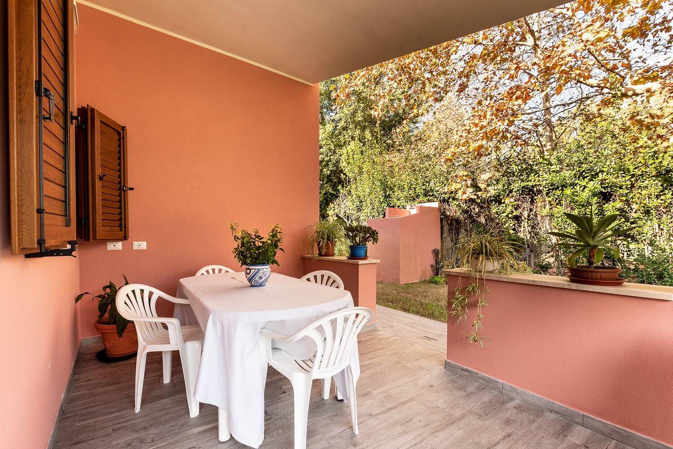 Schönes Ferienhaus "Villetta Coccinella" mit Wlan in Geremeas, Maracalagonis