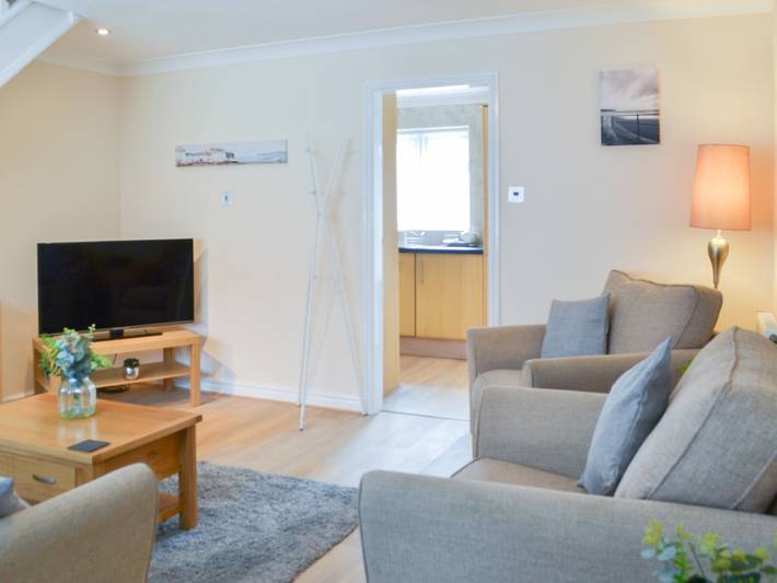 Log cabin for 4 people, with garden in Filey