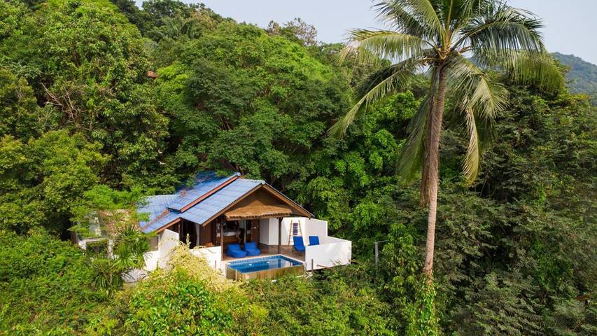 Villa pour 2 personnes, avec jardin ainsi que vue et piscine dans Koh Tao - 2