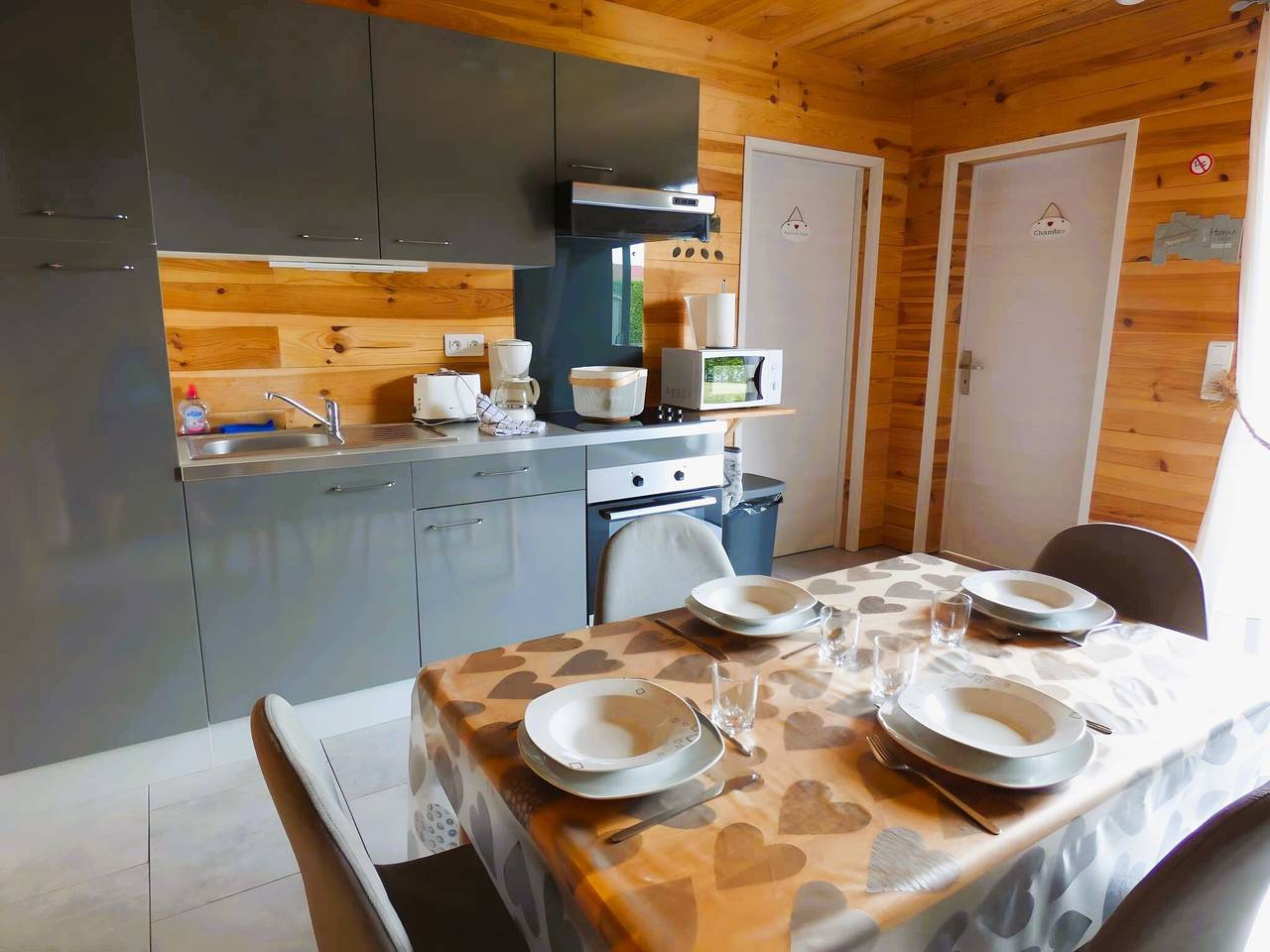 Chalet 'Le Ch'ti Lecelles' met Privéterras en Privétuin, foto 6