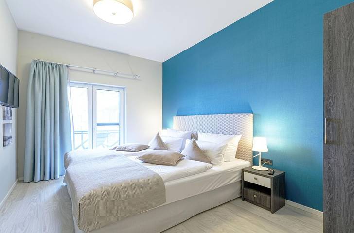 Ferienwohnung für 4 Personen, mit Balkon und Sauna sowie Seeblick in Wustrow - 2