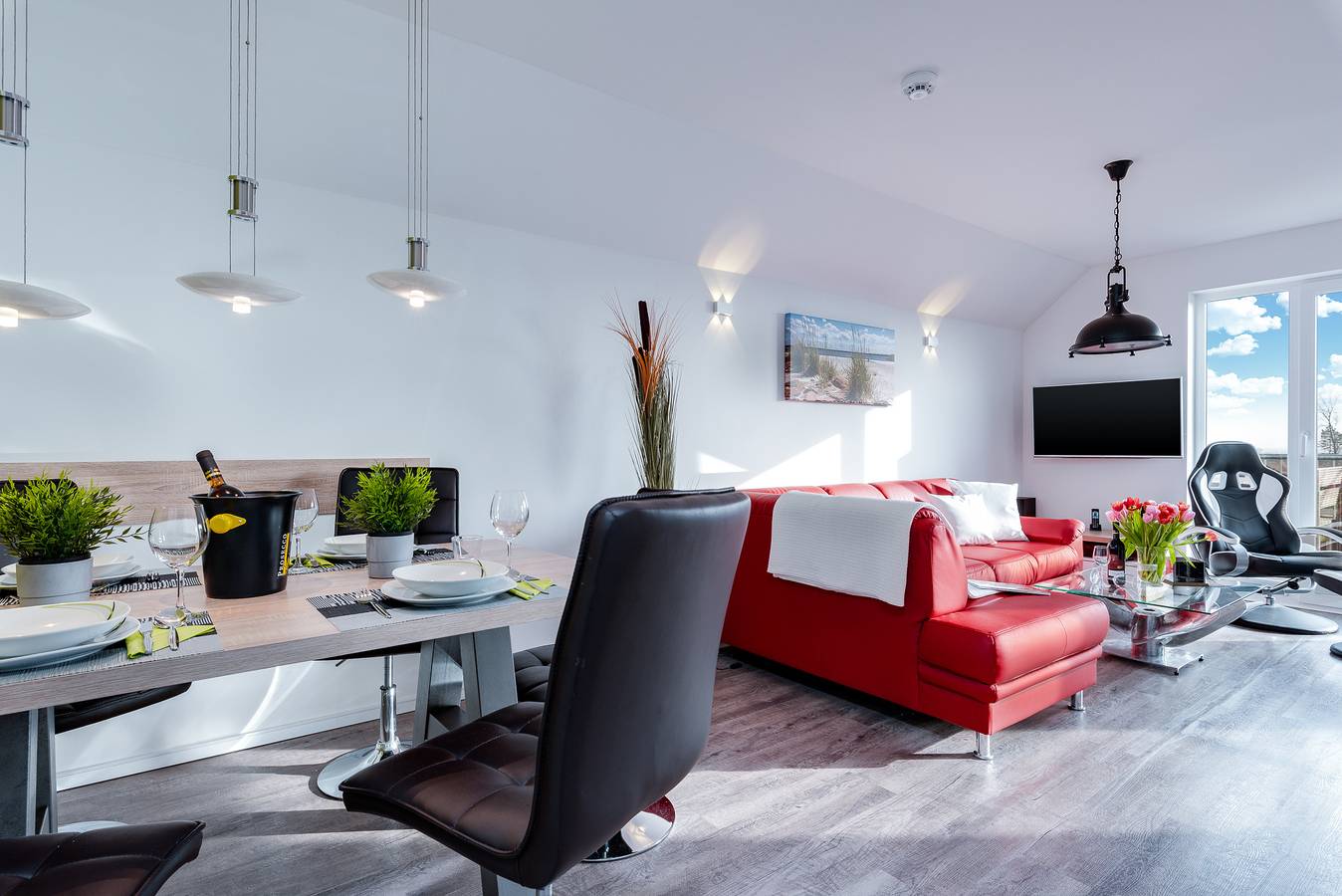 Ganze Ferienwohnung, Fewo Kapitän James Cook Olpenitz by Seeblick Ferien Oro, Wasserbett,Esäule,Allergiker in Olpenitz, Kappeln