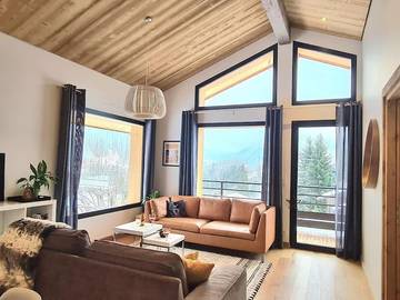 Gîte pour 4 personnes, avec jardin et vue à La Côte-d'Arbroz