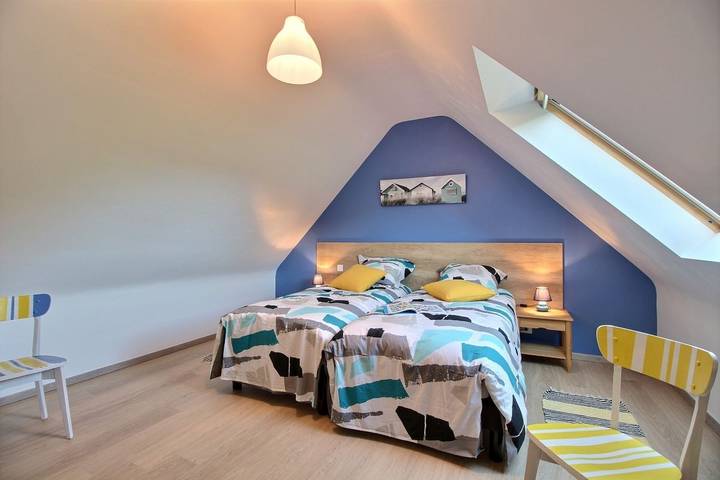 Gîte pour 4 personnes, avec Terrasse ainsi que Jardin et Vue