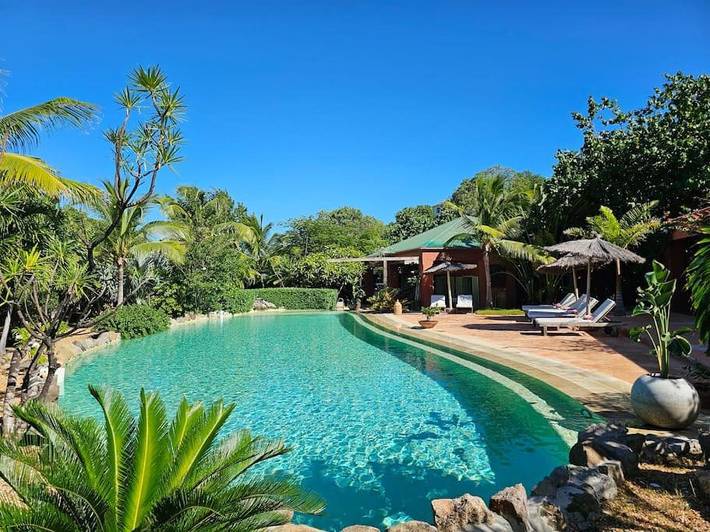 Villa para 10 pessoas, com vista para o lago e jardim e ainda piscina and vista, com animais de estimação em Saint-Barthélemy