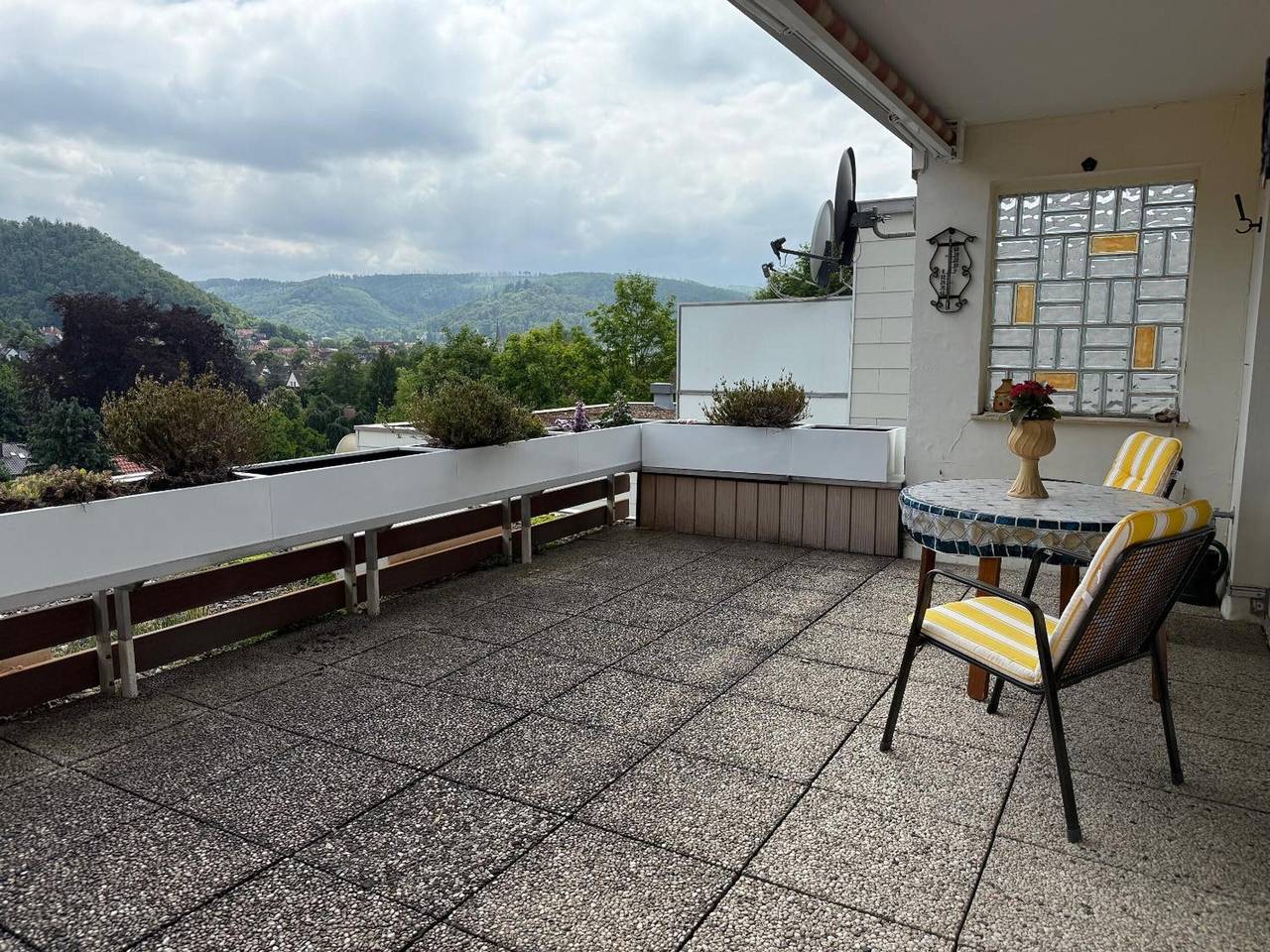 Appartement 'Terrassenappartement in de Harz' met bergzicht, privéterras en wifi, foto 6