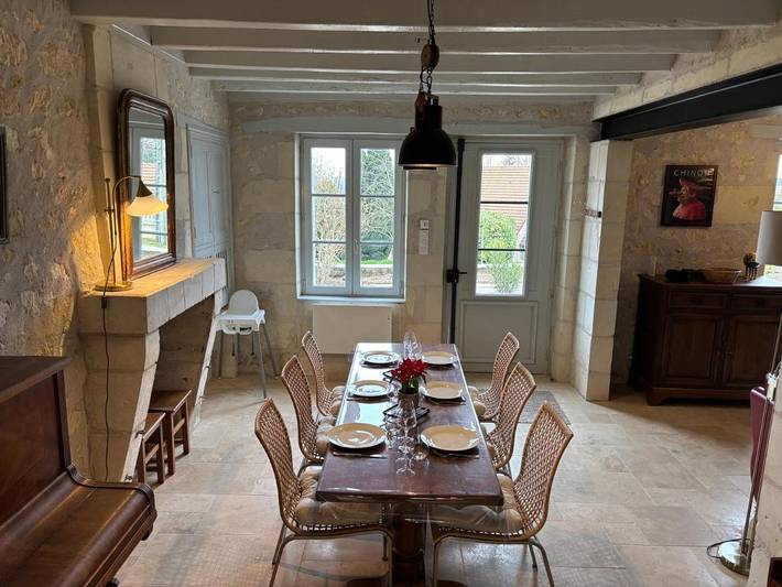 Location de vacances pour 5 personnes, avec jardin et vue à Cravant-les-Côteaux - 4