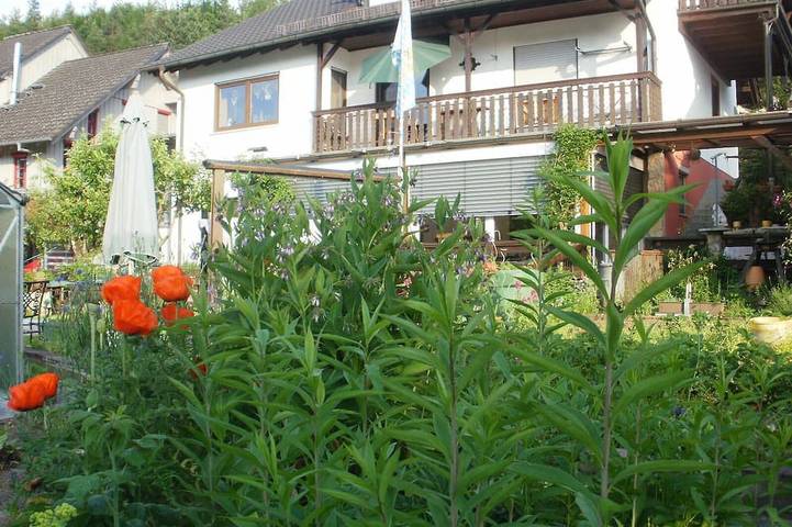 Ferienwohnung für 6 Personen, mit Balkon und Garten in Gemünden am Main