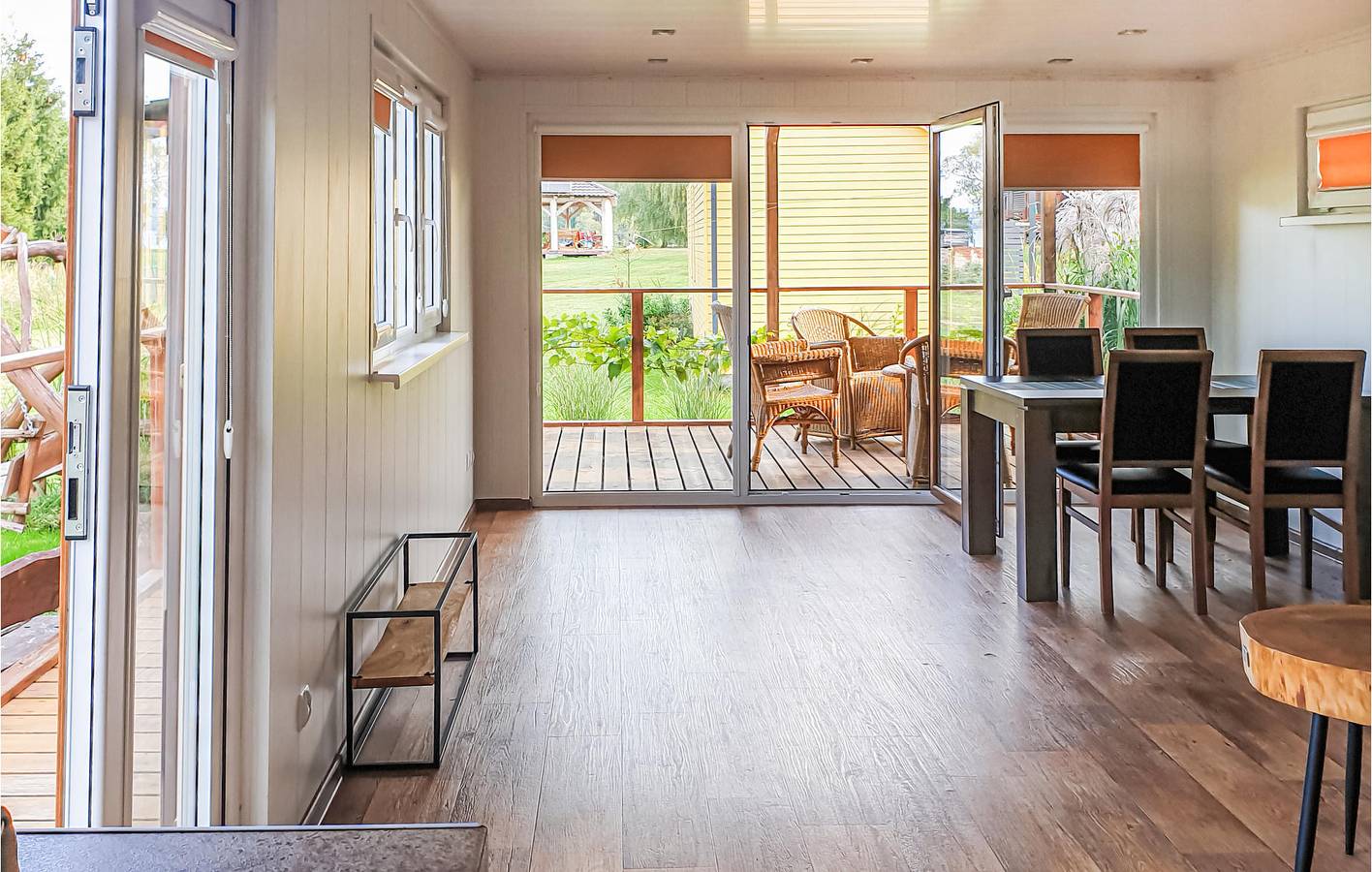 Ferienhaus für 4 Personen mit Terrasse in Powiat Olsztyński